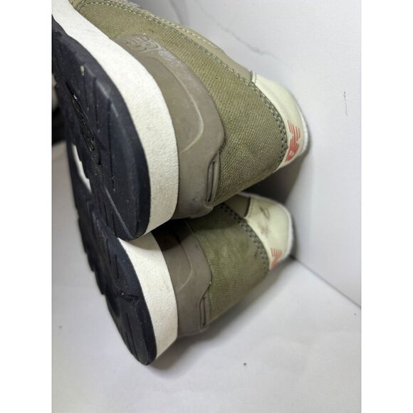 New Balance WR696VCB Womens Heritage Suede Mesh Sneakers Shoes Khaki Tan Sz 7.5 - Picture 7 of 9